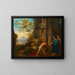 Thésée trouve l'épée de son père Égée sous la roche - Joseph Dorffmeister — framed artwork on a wall