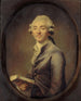 Portrait painting of Bernard-Germain de Lacépède 1756-1825 naturalist and politician - Joseph Ducreux — artwork view