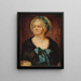 Portrait painting presumed of Madame Ducreux, the artist's mother - Joseph Ducreux — framed artwork on a wall