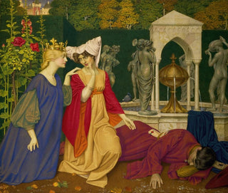 Changing the letter - Joseph Edward Southall — artwork view