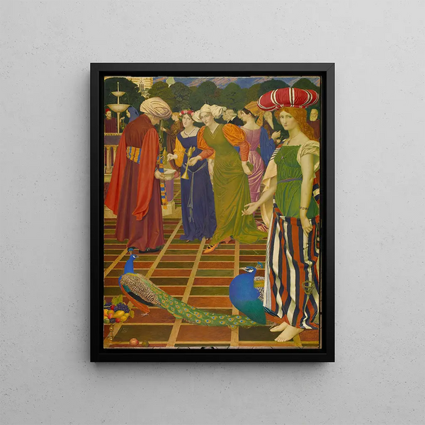 new lamps for old ones - Joseph Edward Southall — framed artwork on a wall