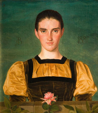 Joseph Edward Southall - Portrait Of Anne Elizabeth Baker 18591947.webp