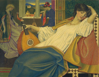 La Belle au bois dormant - Joseph Edward Southall — artwork view