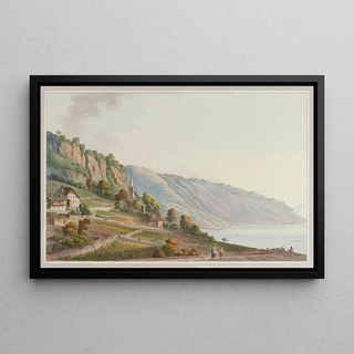 Joseph Emmanuel Curty - Vue dune partie de Montreux pays de Vaud.webp