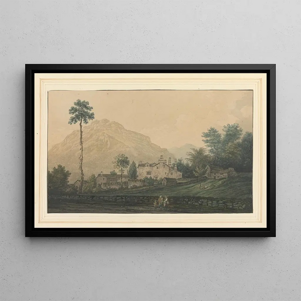 Palais de Patterdale - Joseph Farington — framed artwork on a wall