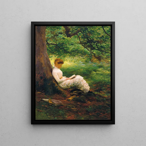 Summer Painting - Joseph Farquharson — framed artwork on a wall