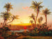 a Southern landscape with palm trees in the evening light - Joseph Firmenich — artwork view
