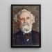 Portrait of Albert Ribot 1842-1923 politician - Joseph Félix Bouchor — framed artwork on a wall