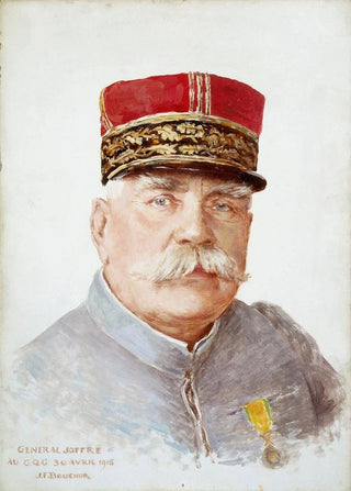 Portrait of General Joseph Joffre 1852-1931 - Joseph Félix Bouchor — artwork view