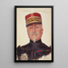 Portrait of General Maurice Balfourier 1852-1933 - Joseph Félix Bouchor — framed artwork on a wall