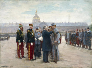 Decorations Award Ceremony on the Invalides Plain by President Poincaré on September 17, 1915 - Joseph Félix Bouchor — artwork view