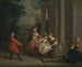 Children playing with a rocking horse - Joseph Francis Nollekens — artwork view