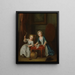 Children playing probably the artist Jacobus's son and his daughter Maria Joanna Sophia - Joseph Francis Nollekens — framed artwork on a wall
