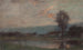 Landscape painting at twilight - Joseph Frank Currier — artwork view