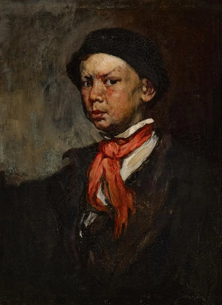 The boy whistling - Joseph Frank Currier — artwork view
