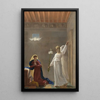 L'Annonciation - Joseph François Ducq — framed artwork on a wall
