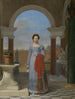 Portrait painting of Colette Versavel, wife of Isaac J. de Meyer - Joseph François Ducq — artwork view
