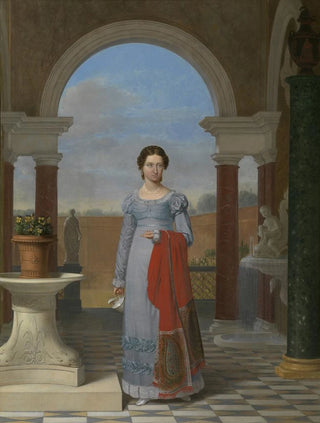 Joseph Franois Ducq - Portrait of Colette Versavel Wife of Isaac J de Meyer.webp