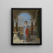 Portrait painting of Colette Versavel, wife of Isaac J. de Meyer - Joseph François Ducq — framed artwork on a wall
