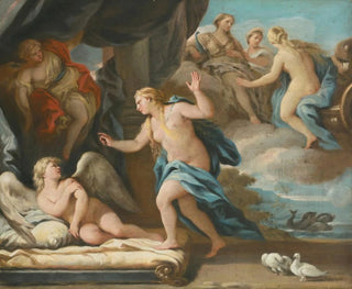 Venus Reprimanding Cupid - Joseph Goupy — artwork view