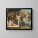 Venus Reprimanding Cupid - Joseph Goupy — framed artwork on a wall