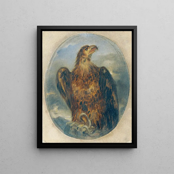 Adler Painting - Joseph Hasslwander — framed artwork on a wall