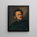 The painter Heinrich Schwemminger - Joseph Hasslwander — framed artwork on a wall