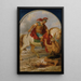 Saint Martin with the Beggar - Joseph Hasslwander — framed artwork on a wall