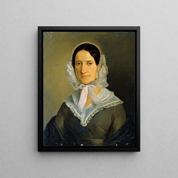 L'épouse de l'horloger Hasslwander - Joseph Hasslwander — framed artwork on a wall