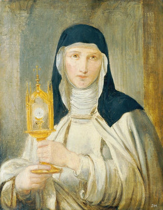 Joseph Hasslwander - Die heilige Katharina mit Monstranz.webp
