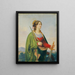 Sainte Catherine - Joseph Hasslwander — framed artwork on a wall