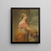 Judith with the Head of Holofernes - Joseph Hasslwander — framed artwork on a wall