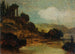 Landscape Painting with Ruin - Joseph Hasslwander — artwork view