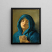 Madonnenkopf - Joseph Hasslwander — framed artwork on a wall