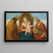 Sacred Conversation Painting - Joseph Hasslwander — framed artwork on a wall
