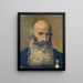 Study of a bearded man II - Joseph Hasslwander — framed artwork on a wall