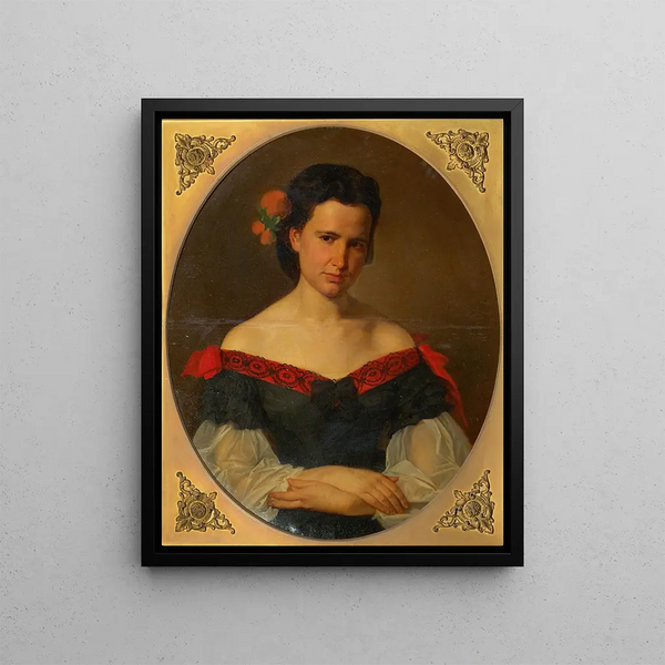 Wilhelmine Hasslwander - Joseph Hasslwander — framed artwork on a wall