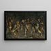 Bacchanale d'enfants - Joseph Hauzinger — framed artwork on a wall