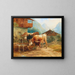 Khe à la fontaine - Joseph Heicke — framed artwork on a wall