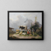 on the mountain pasture - Joseph Heike Circle — framed artwork on a wall
