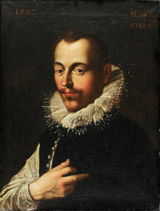 Joseph Heintz The Elder - Portrait Of An Unknown Gentleman.webp