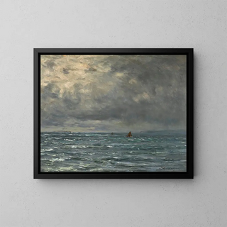 Marine Painting - Joseph Henderson — framed artwork on a wall
