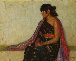 Robe hopi ancienne crucifiée - Joseph Henry Sharp — artwork view