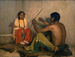 L'arc brisé - Joseph Henry Sharp — artwork view