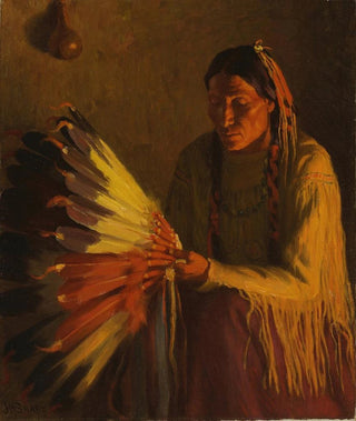 Joseph Henry Sharp - The War Bonnet Object.webp