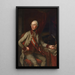 Portrait of Joseph II - Joseph Hickel — framed artwork on a wall