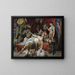 Scene of Harem - Joseph Himmel — framed artwork on a wall