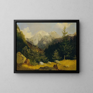 Le Haut Gll - Joseph Holzer — framed artwork on a wall