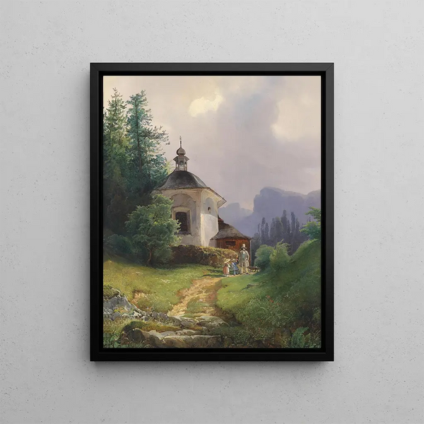 Chapel of the Calvary - Joseph Holzer — framed artwork on a wall