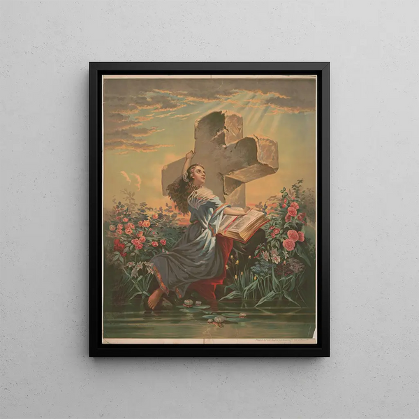 La foi chrétienne - Joseph Hoover — framed artwork on a wall
